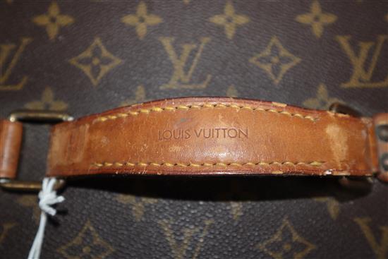 A Louis Vuitton vanity case, serial number 949439 (mirror damaged)